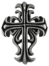 Jewelry Trends Large Celtic Cross Gothic Stainless Steel Band Ring Size 12 - £25.08 GBP