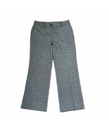 Ann Taylor Margo Pants Size 8 Gray Womens Wool Silk Blend Lined Stretch ... - $15.31