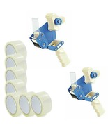 2x Tape Dispenser Industrial Packing Gun Shipping w/ 6 Rolls 2 Mil 2&quot; x ... - $949.42 MXN