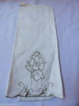 VTG Madeira style Hand made Linen Embroidery towel Cloth Placemat doily - $31.68