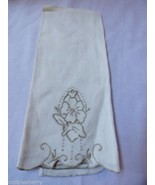 VTG Madeira style Hand made Linen Embroidery towel Cloth Placemat doily - £25.10 GBP