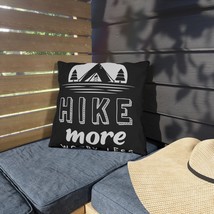 Vibrant UV-Resistant Outdoor Pillows for Carefree Patio Decor - Hike More Worry  - £25.52 GBP+