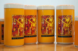 Bahia Diademas Tall Ceramic Cigar Storage Jar ( empty ) Made in Mexico - £232.05 GBP
