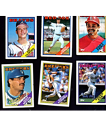 Topps Baseball Cards  1988  Lot of 6 cards - $6.65 CAD