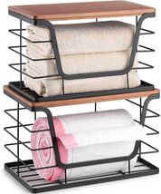 Elegant 2-Pack Stackable Storage Bins for Kitchen &amp; Laundry Organization - $84.10