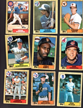 Topps Cards -1987 Baseball Cards- lot of 15 cards - £6.37 GBP
