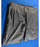 DENALI GRAY OUTDOOR MEN'S HIKING CAMPING FISHING HOT WEATHER CARGO SHORT... - $18.77