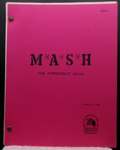 MASH: The Foresight Saga Original 1981 Television Final Script By Dennis Koenig - £57.48 GBP