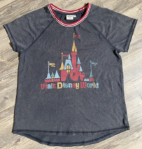 Junk Food x Disney Parks Forever Walt Disney World Castle T-shirt Women’... - £8.52 GBP