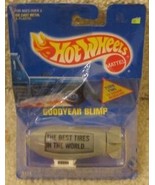 1991 Hot Wheels HW BLUE CARD #194 GOODYEAR BLIMP... GRAY...INTERNATIONAL... - £5.93 GBP