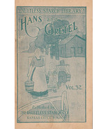Faultless Starch Co. 1890&#39;s Children&#39;s Pulp Book Vol. 32 - Hans and Gretel - $230.27 MXN