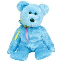 Sherbet New MWMT Rare TY Beanie Baby Bear Blue Collectors Quality New - $4.95