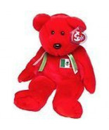 OSITO TY Red Mexican Bear BEANIE Buddy Collectors Quality - £7.56 GBP