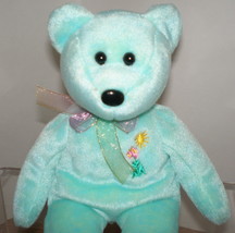 MWMT Ty Ariel Beanie Baby Mint Beanie and Tag New Mint Green and Flowers - $4.95