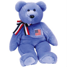 Blue America New MWMT TY Beanie Buddy Bear Collectors Quality - $9.46