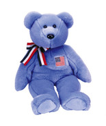 Blue America New MWMT TY Beanie Buddy Bear Collectors Quality - £7.43 GBP