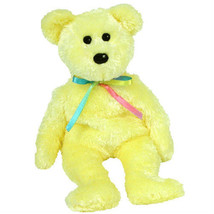 Sherbet New MWMT Rare TY Beanie Baby Bear Yellow Collectors Quality - £3.98 GBP