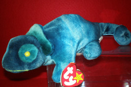Rainbow the Chameleon ~ Ty Beanie Baby ~ Retired ~ MWMT  Blue Collectors... - $4.95