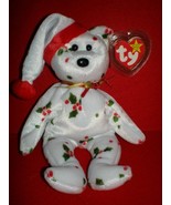 TY Beanie Baby 1998 Holiday Teddy Bear Santa Hat Jingels Mint Collectors... - £5.31 GBP