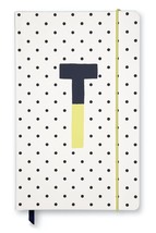 Kate Spade New York Take Note Large Polka Dot Leatherette Initial Notebook Bo... - £14.67 GBP