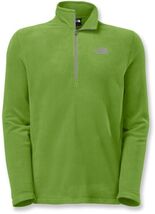 The North Face Zip Fleece Layer Polartec Spring Lime Green Top Coat, Size M - $625.44 MXN