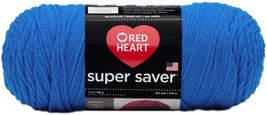 Spinrite Red Heart Super Saver Yarn Blue 1 Pack of 2 Skein - $821.81 MXN