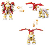 Super 10 WIng Lion Mix Change Eagle King Arthur Transforming Action Figure Robot image 2
