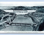 Grand Coulee Dam Columbia Rivière Oregon Ou Unp Albertype Carte Postale Q5 - $4.04