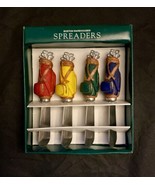 Boston Warehouse Golf Spreaders Set of 4 In Original Box 1995 Vintage NE... - $9.88