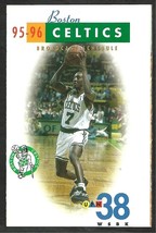 Boston Celtics 1995 Pocket Schedule Dee Brown Bob Cousy Tom Heinsohn   ! - $1.50