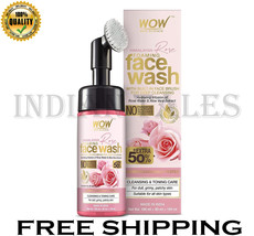  WOW Skin Science Himalayan Rose Foaming Face Wash with  Face Brush - 150mL  - £21.25 GBP