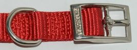 Valhoma 720 12 RD Dog Collar Red Single Layer Nylon 12 inches Package 1 image 3