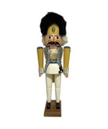 Vintage 1960&#39;s MCM Volkmar Matthes West Germany Handmade Nutcracker Yell... - $85.50