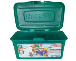 VTG Huggies Baby Wipes Empty Container Green Winnie the Pooh Story Time ... - $52.60 CAD