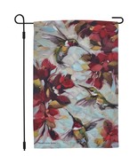 Primitives by Kathy Decorative Double-Sided Garden Flag - Hummingbirds - $13.22