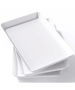 Serving Tray Plastic For Party Supplies, 15&quot; X 10&quot; Platters For Serving ... - £22.04 GBP