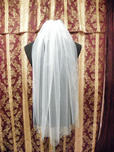 Wedding Veil  Elbow Length, Single Layer, 30 inches long, 54 wide, White... - $24.99