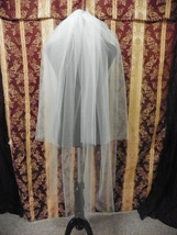 Wedding veil, Two tier, 35 X 49 Ivory, white, diamond white - $36.99