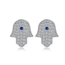 KALETINE 925 Silver Earrings Women Elephant Wings Butterfly Owl Pave CZ Luck Tur - £15.02 GBP