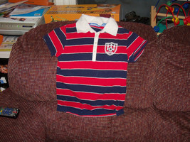 Periscope Red/Blue Soccer shirt size 14 Girl&#39;s EUC - £11.06 GBP