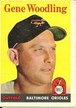 1958 Topps Gene Woodling 398 Orioles EX - $4.00