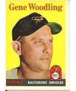 1958 Topps Gene Woodling 398 Orioles EX - £3.16 GBP