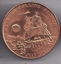 Armstong, Collins Aldrin Apollo 11 Project Apollo July 20 1965 Coin - £15.77 GBP