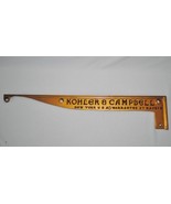 Antique Campbell and Kohler Pianos Cast Metal Store Sign - £197.37 GBP