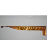Antique Campbell and Kohler Pianos Cast Metal Store Sign - $4,623.62 MXN