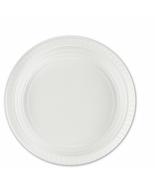 PLASTICPRO 6&#39;&#39; inch Round Plastic Plates Microwaveable, Disposable, Whit... - £31.55 GBP+