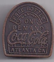 Free Bottle On Demand Coca Cola Atlanta Ga Coin - £11.14 GBP