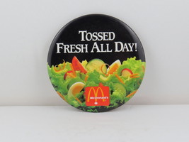 1980s Mc Donald's Staff Pin - Early Mc Salada Pin - Height of the Burger Wars!! - $15.00