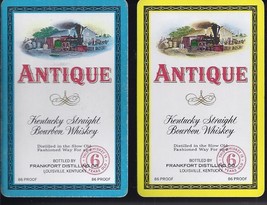 An item in the Collectibles category: ANTIQUE Kentucky Straight Bourbon Whisky Double Playing Cards, Used 