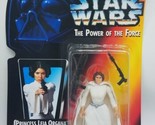 Star Wars POTF Princess Leia Organa w Laser Pistol &amp; Assault Rifle Red 2... - $9.85